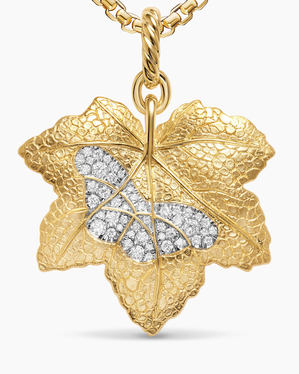Maple Leaf Butterfly Amulet