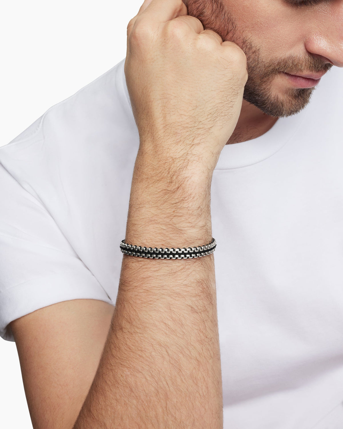 Woven Box Chain Bracelet