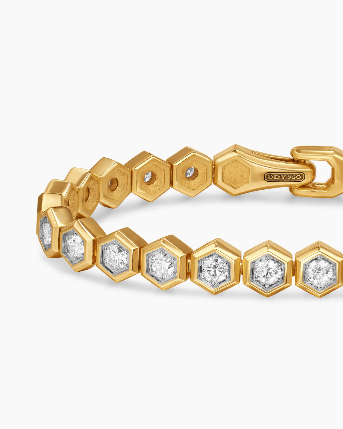 Hex Pavé Tennis Bracelet
