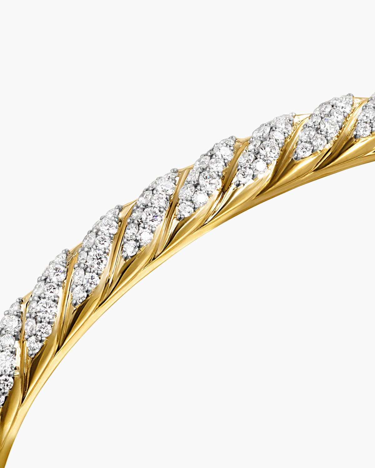 Sculpted Cable Cuff Bracelet