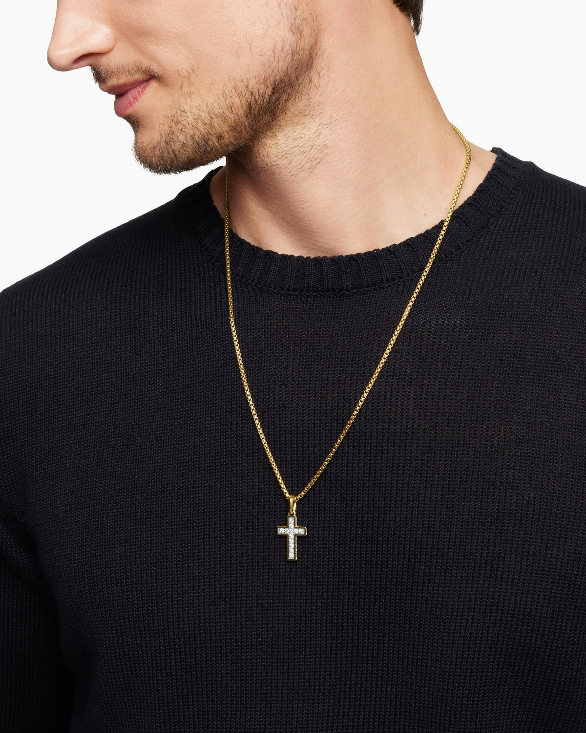 Pavé Cross Pendant