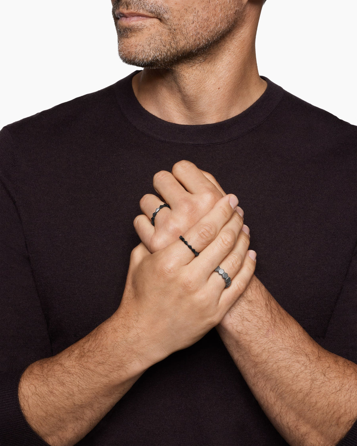 Hex Stack Ring