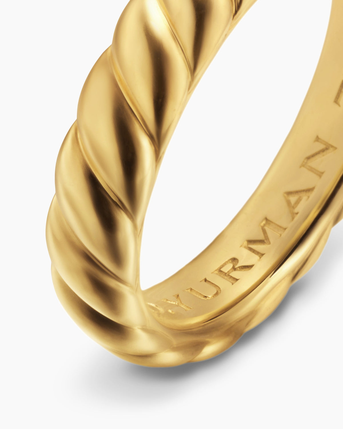 Sculpted Cable Band Ring
