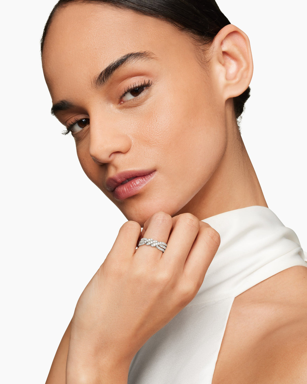 Continuance Three Row Band Ring