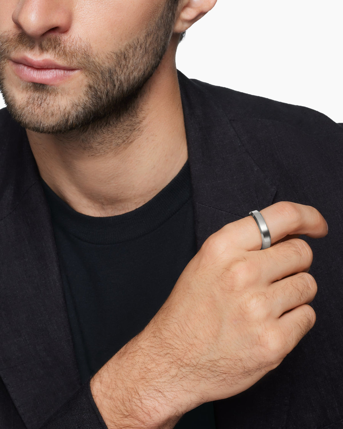 Beveled Band Ring