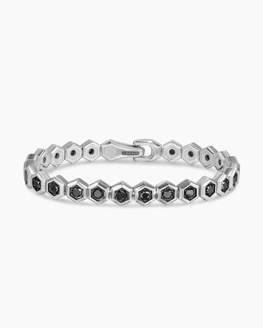 Hex Pavé Tennis Bracelet