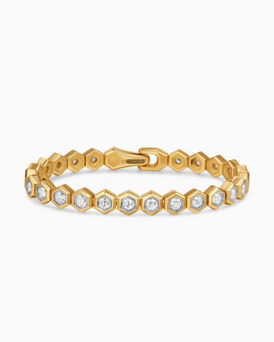 Hex Pavé Tennis Bracelet