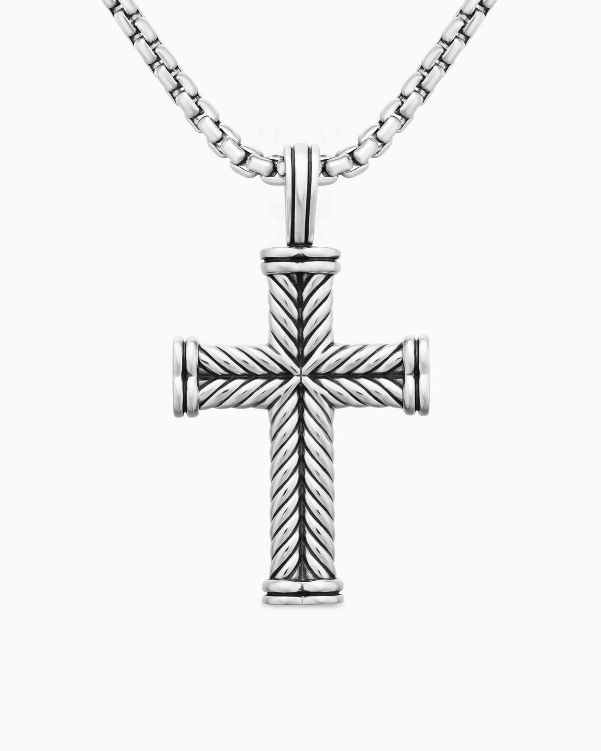 Chevron Cross Pendant