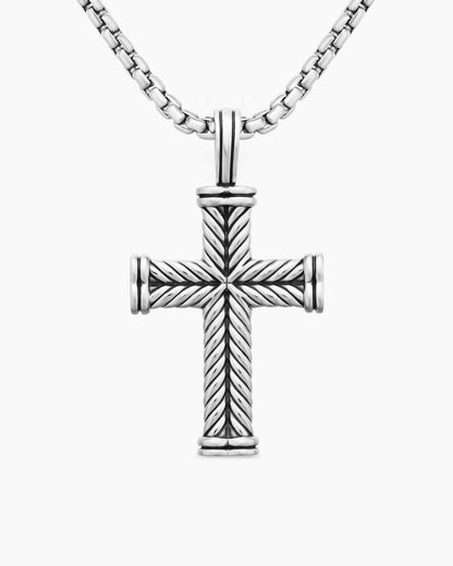 Chevron Cross Pendant