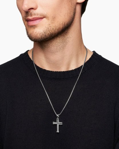 Chevron Cross Pendant
