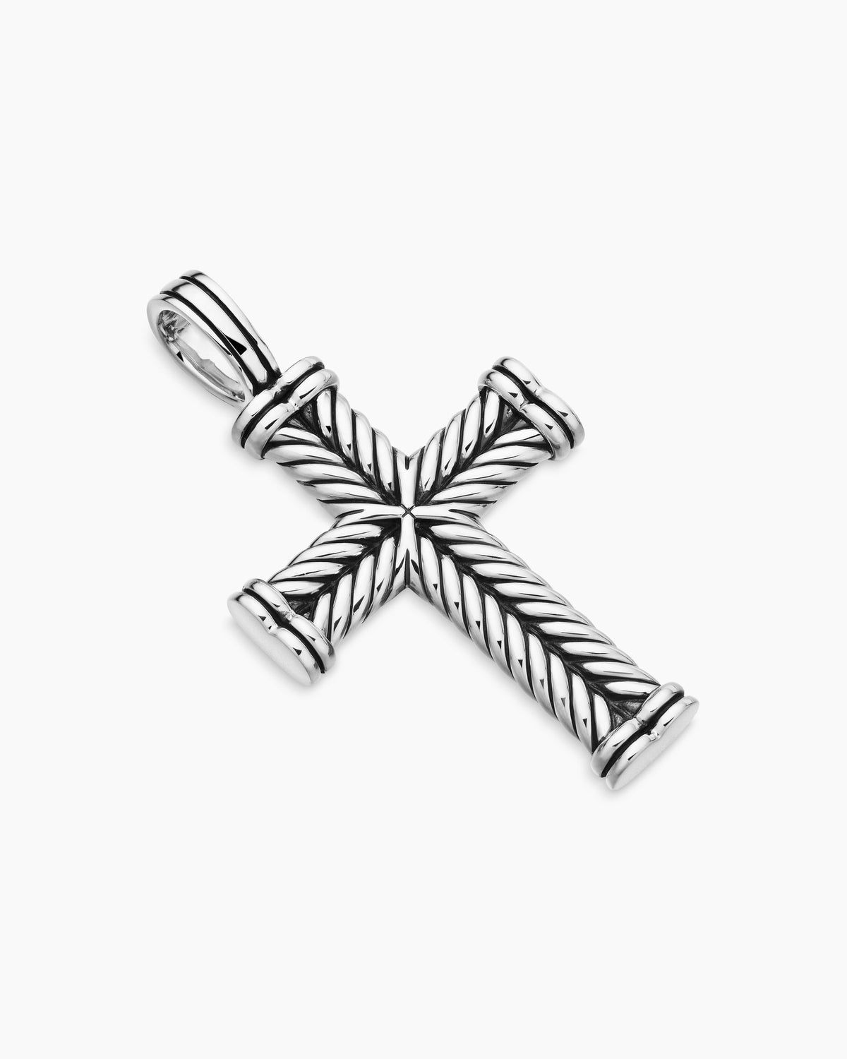 Chevron Cross Pendant
