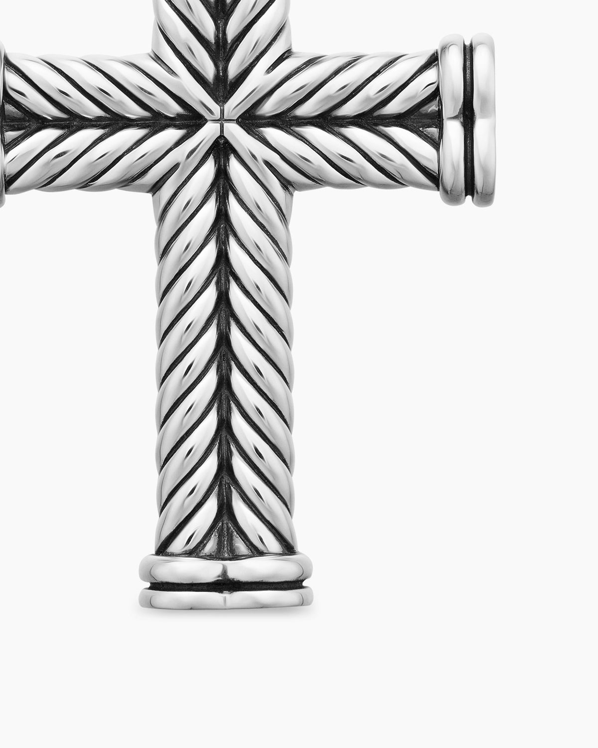 Chevron Cross Pendant