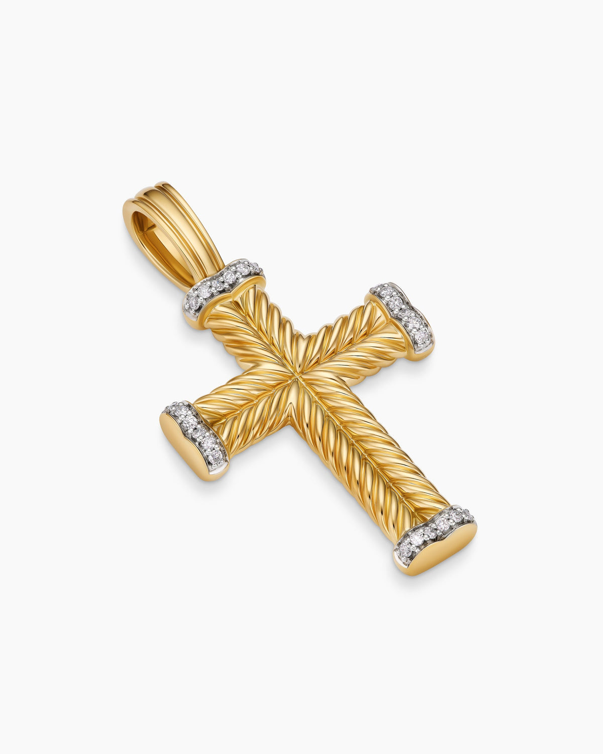 Chevron Cross Pendant