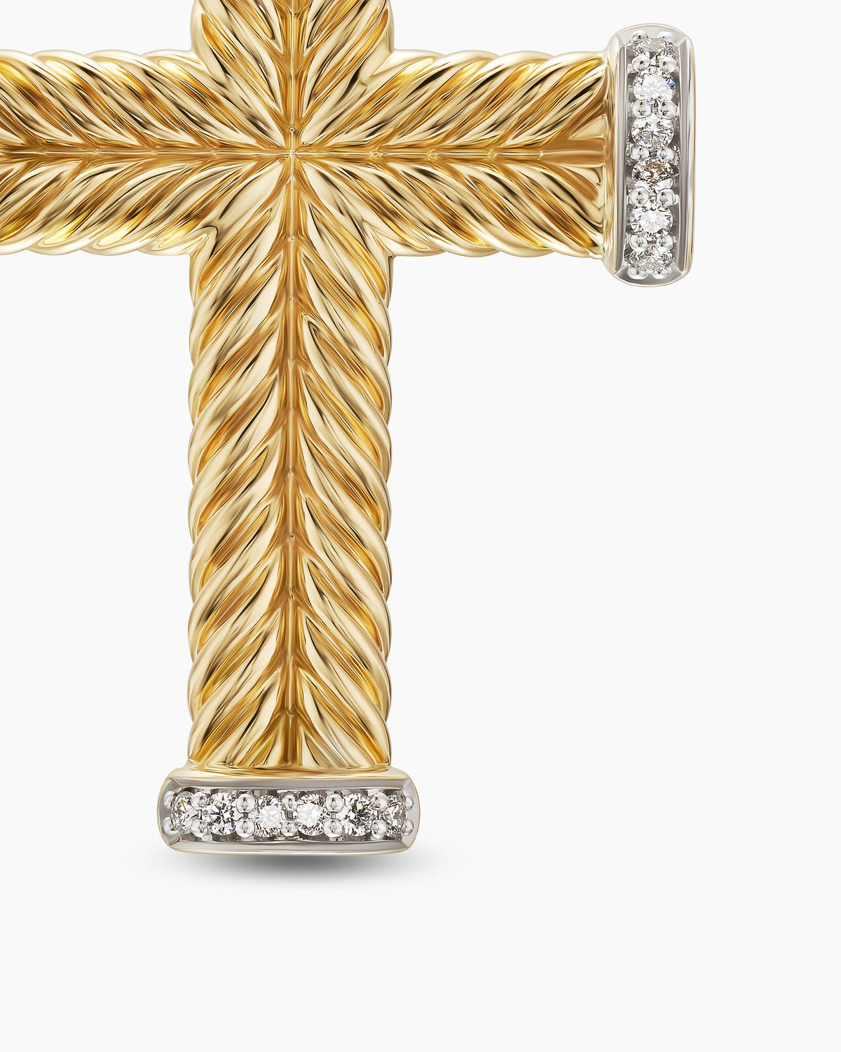 Chevron Cross Pendant