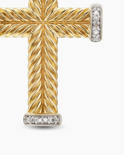 Chevron Cross Pendant
