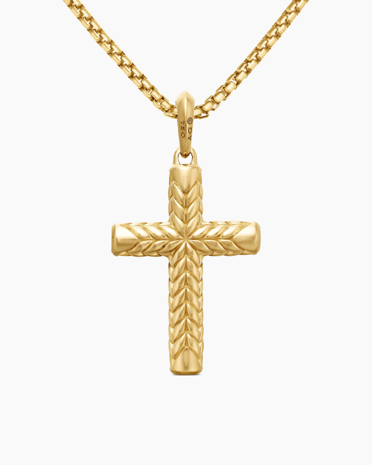 Chevron Cross Pendant