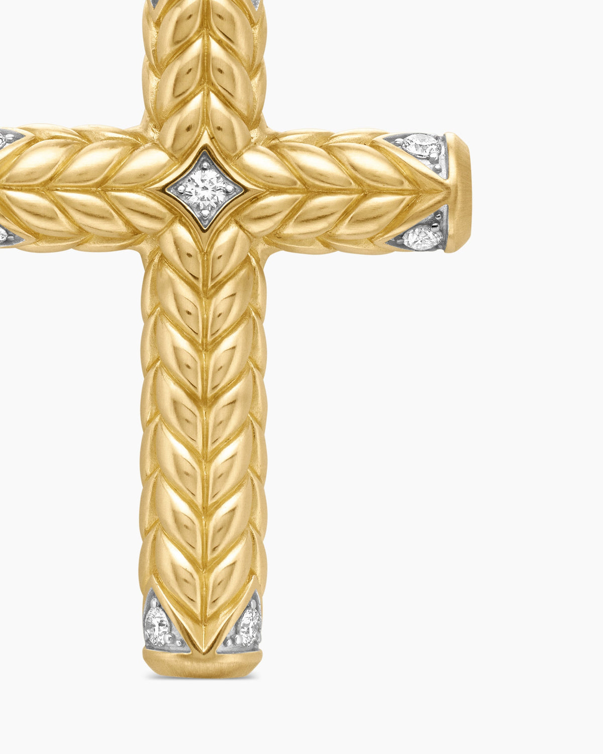 Chevron Cross Pendant