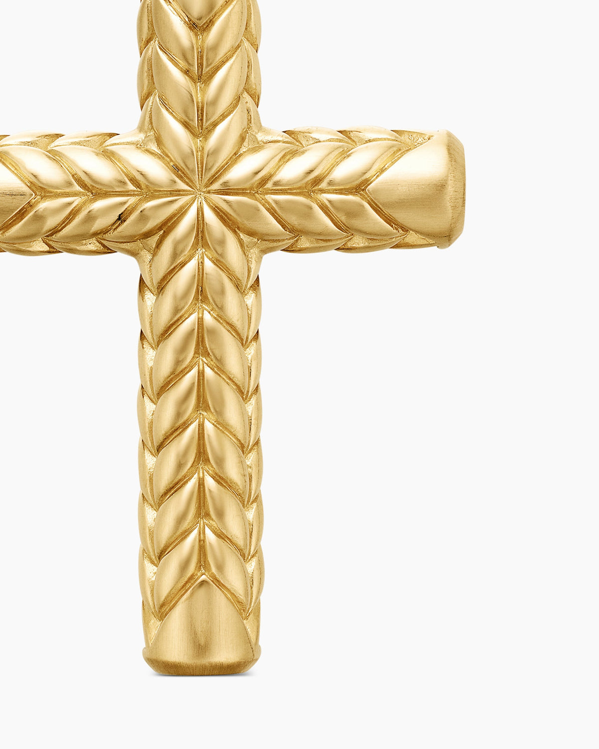 Chevron Cross Pendant