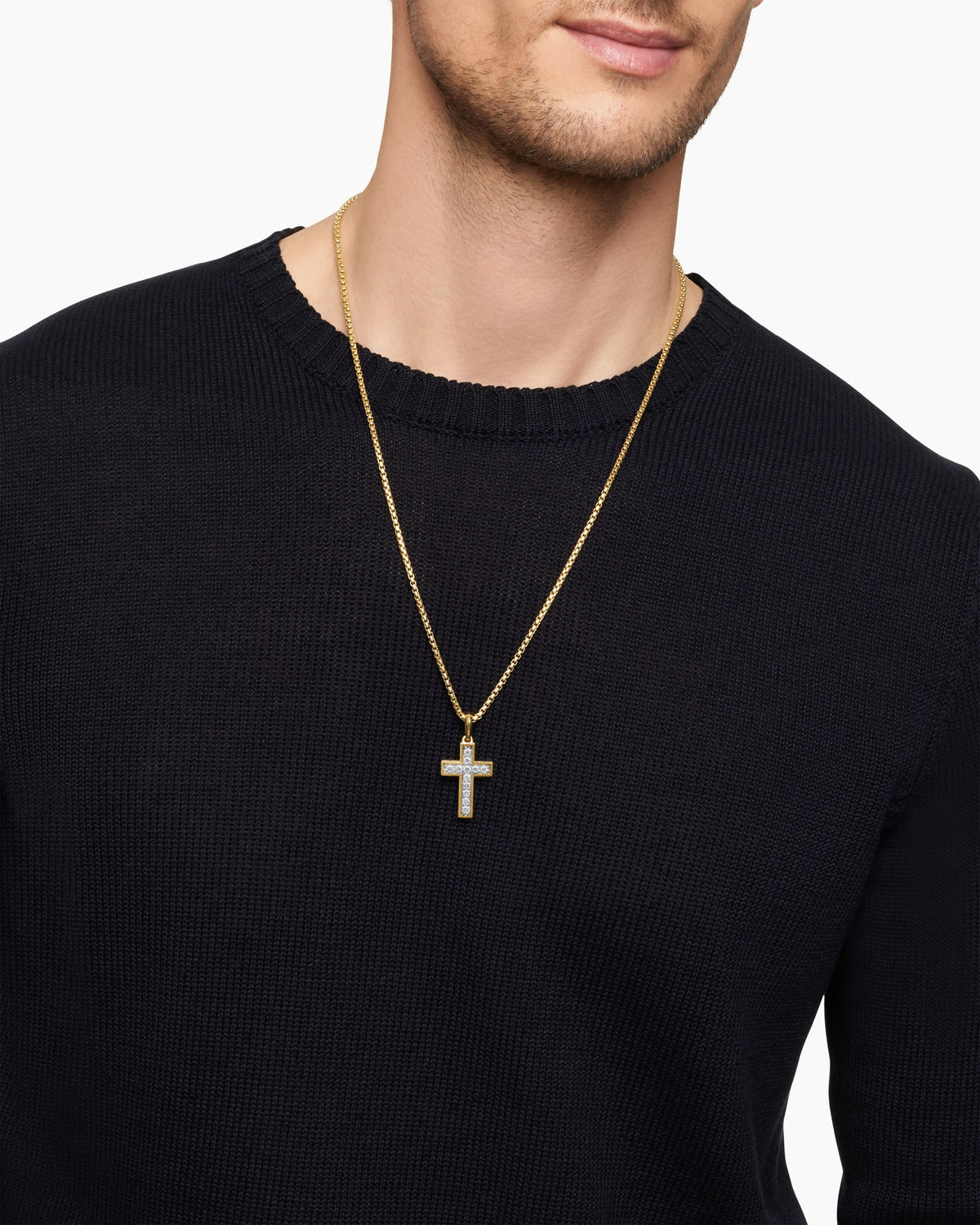 Pavé Cross Pendant