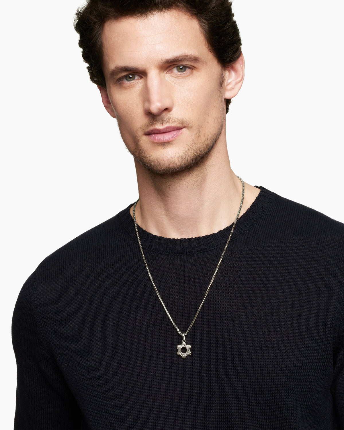 Deco Star of David Pendant