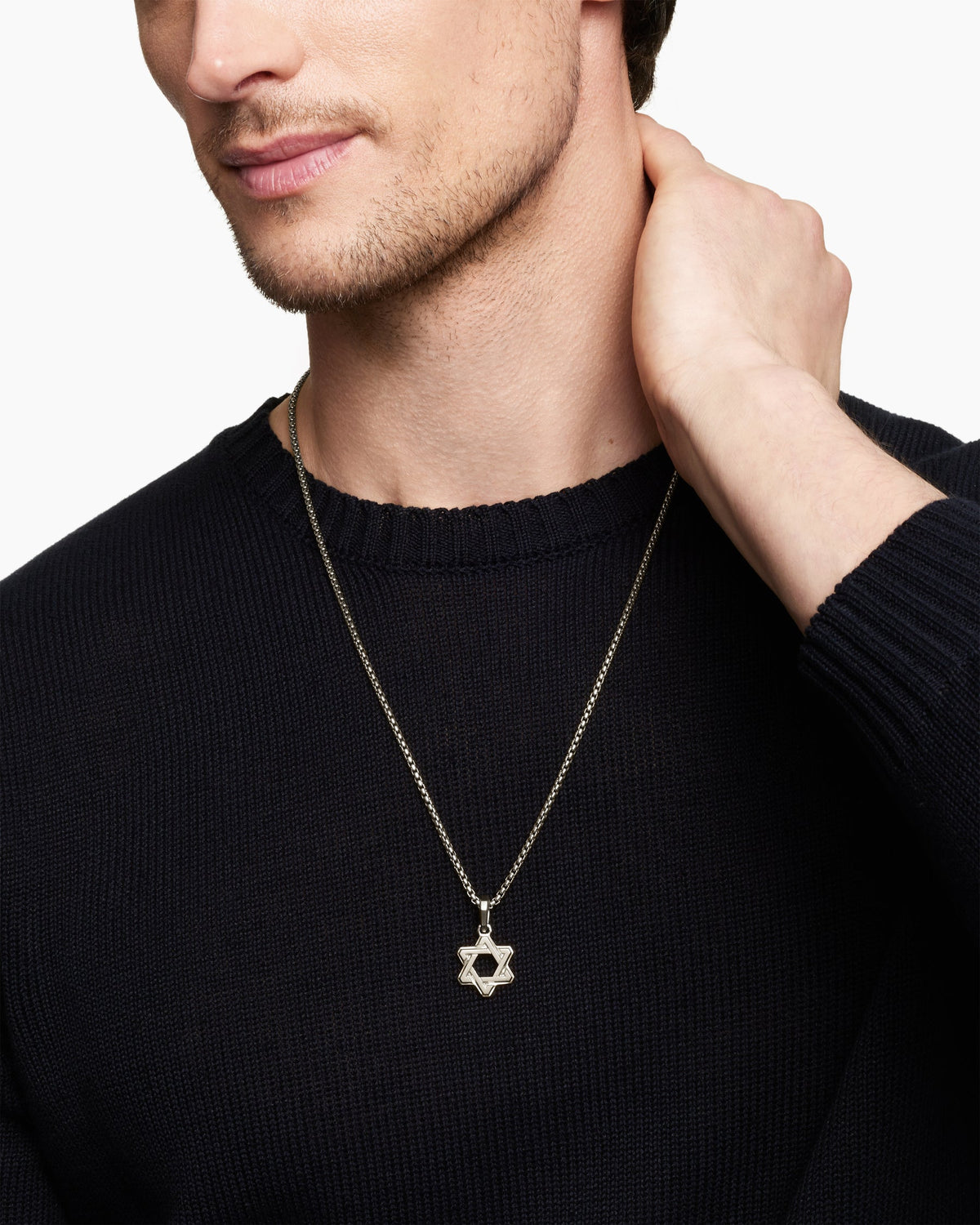 Deco Star of David Pendant