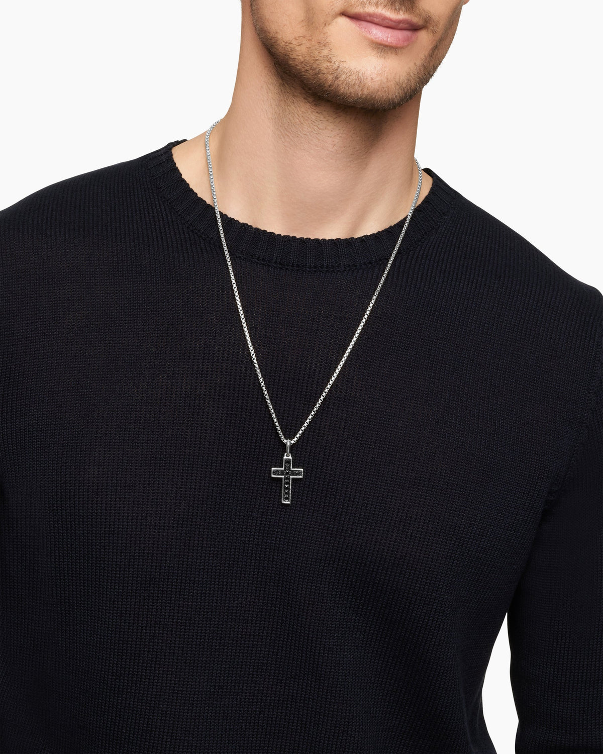 Pavé Cross Pendant