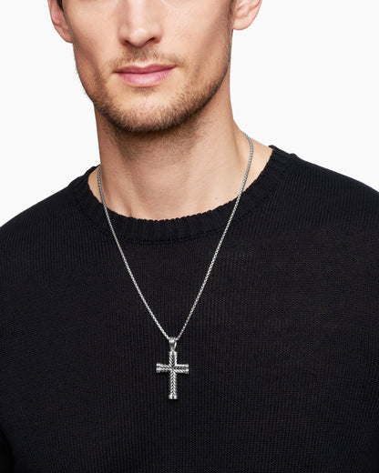 Chevron Cross Pendant