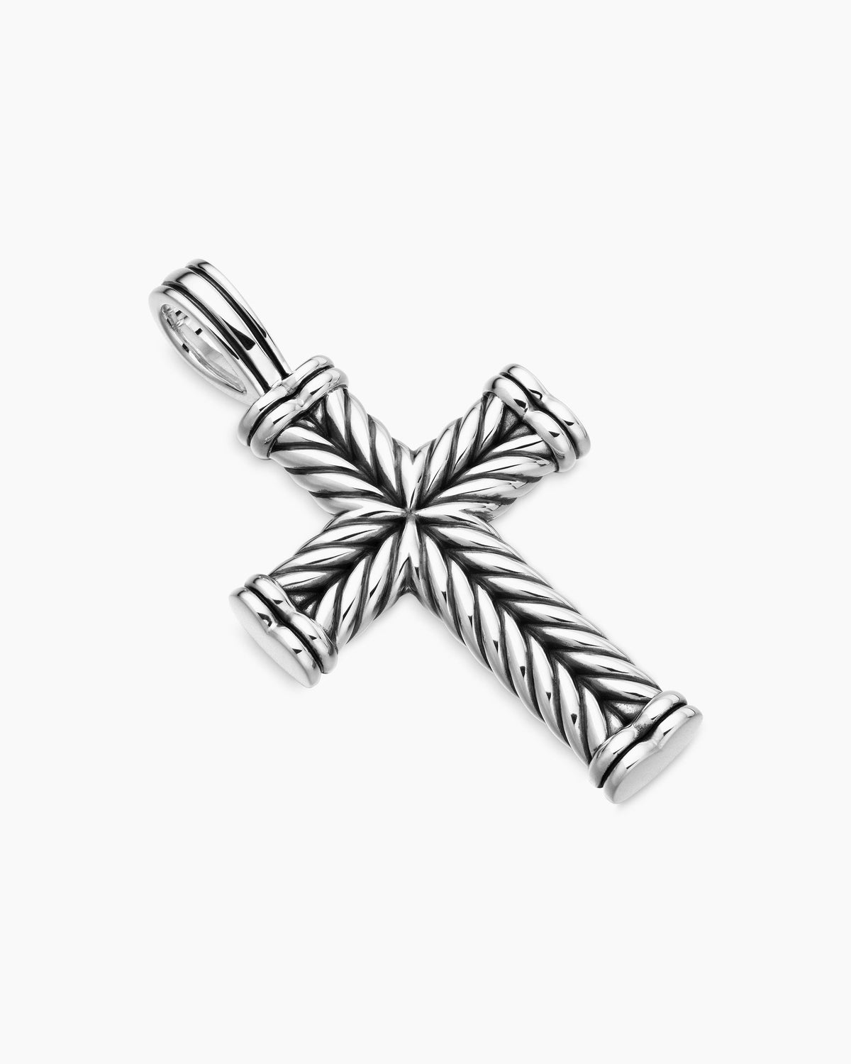 Chevron Cross Pendant
