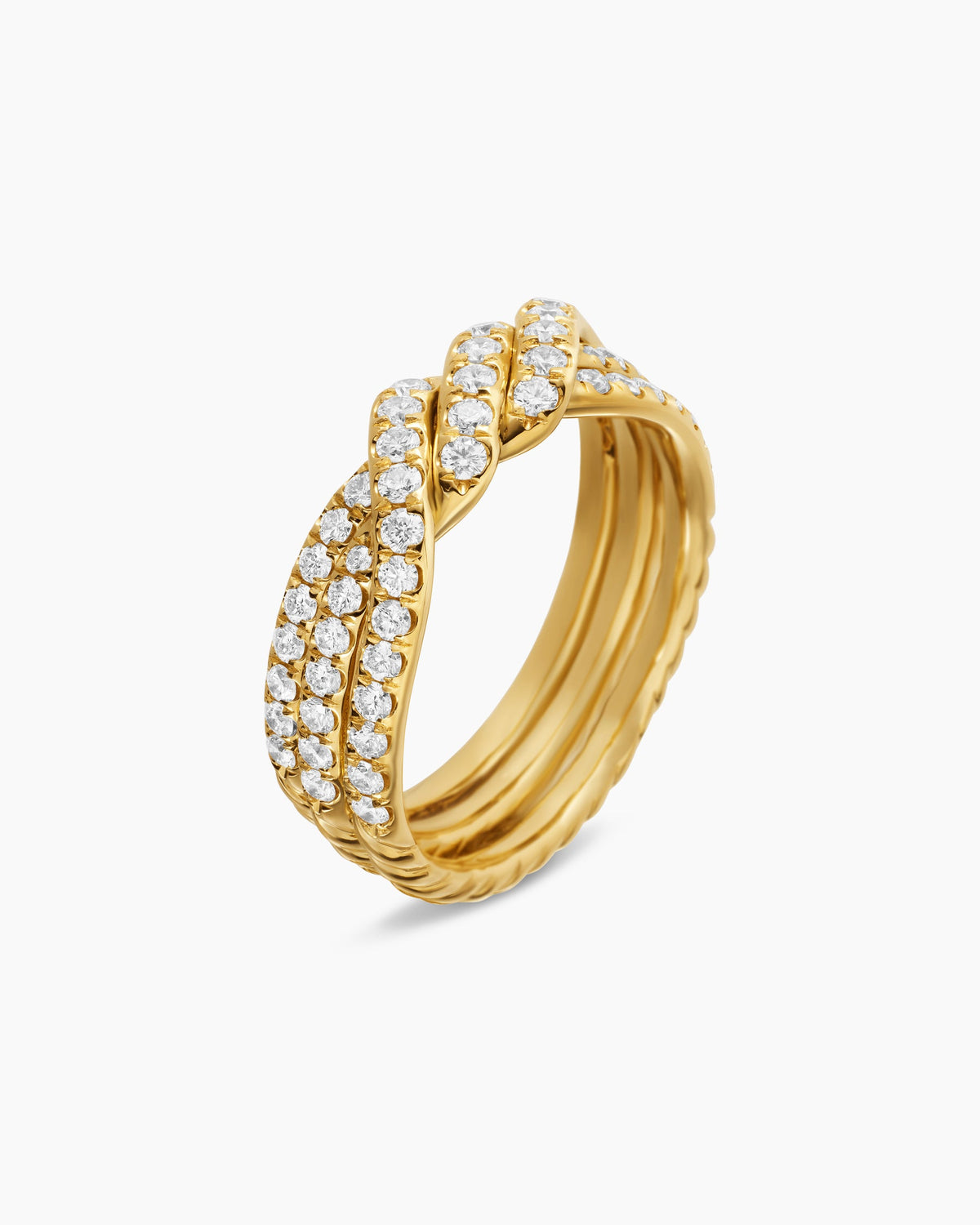 Continuance Three Row Band Ring