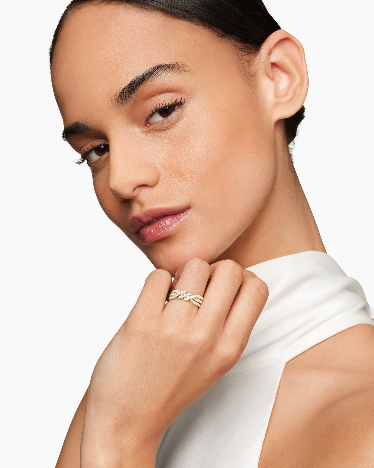 Continuance Three Row Band Ring