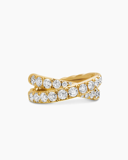 DY Crossover Band Ring