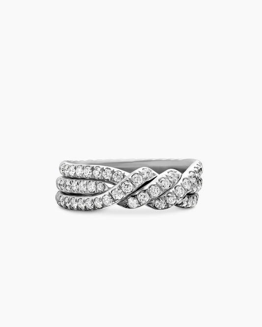 Continuance Three Row Band Ring
