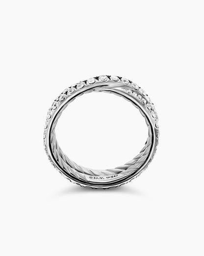 DY Crossover Band Ring